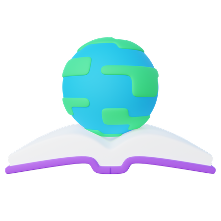 Geography Book  3D Icon