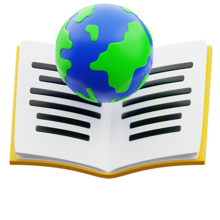 Geography Book  3D Icon
