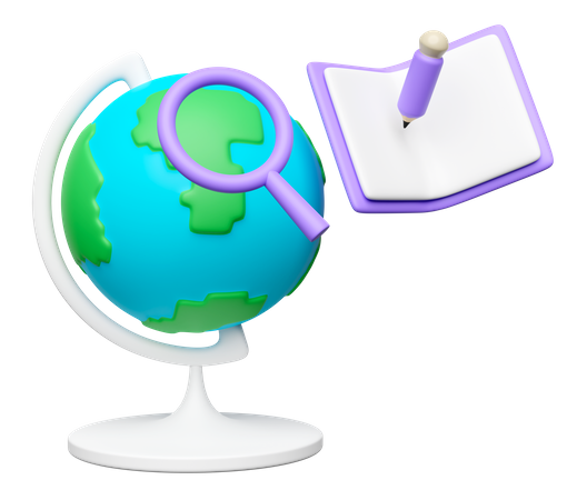 Geography Class  3D Icon