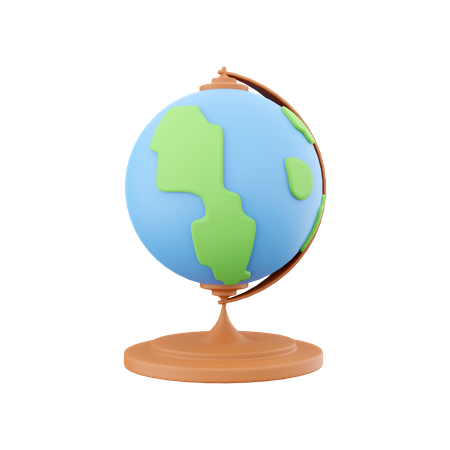 Geography Globe  3D Icon