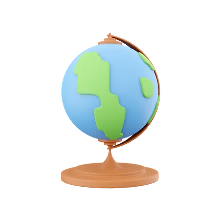 Geography Globe  3D Icon