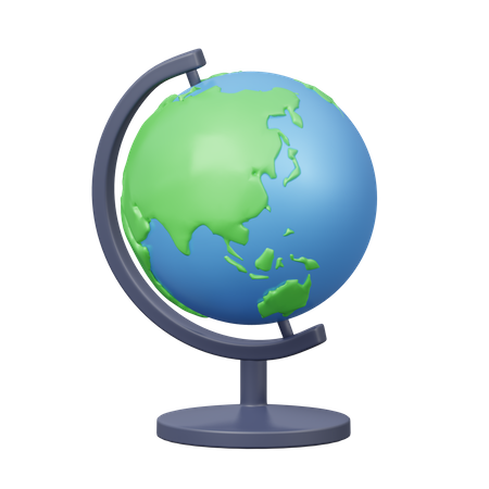 Geography Globe  3D Icon