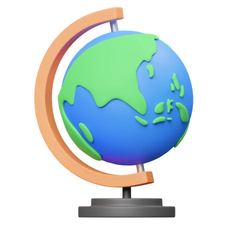 Geography Globe  3D Icon