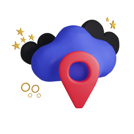 Géolocalisation  3D Icon