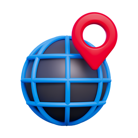 Géolocalisation  3D Icon