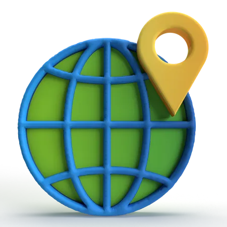 Geolocalização  3D Icon