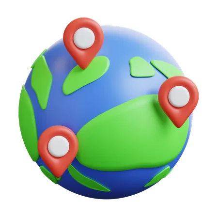 Geolocation 3D Icon