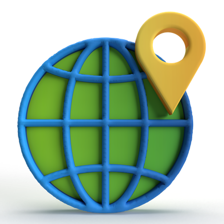 Geolocation  3D Icon