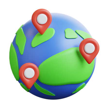 Geolocation  3D Icon