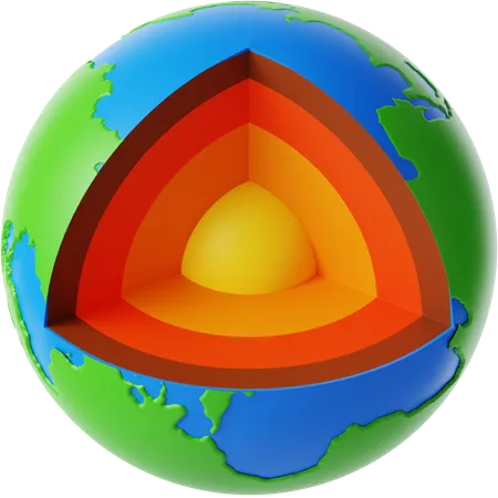 Geología  3D Icon