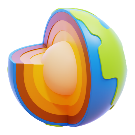 Geología  3D Icon