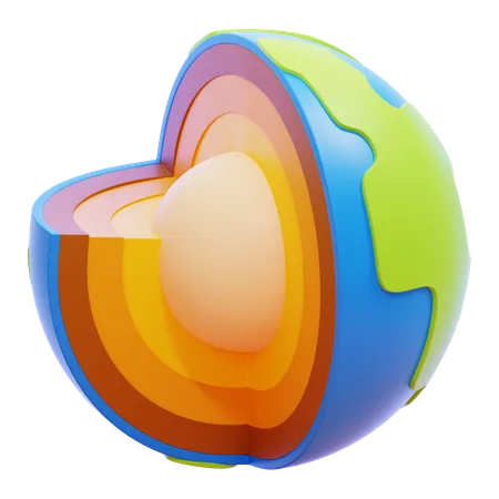 Geología  3D Icon