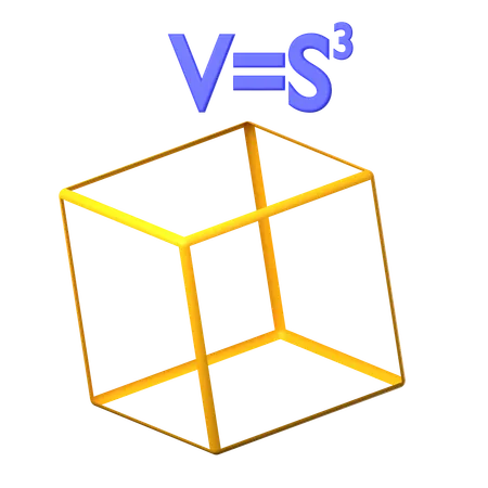 Geomerty Cube  3D Icon