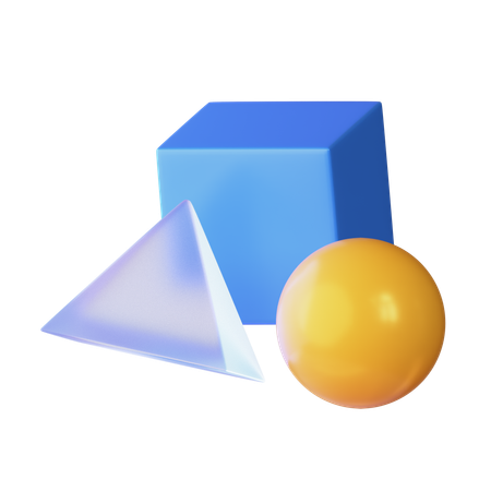 Geometría  3D Icon