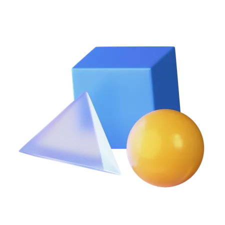 Geometría  3D Icon