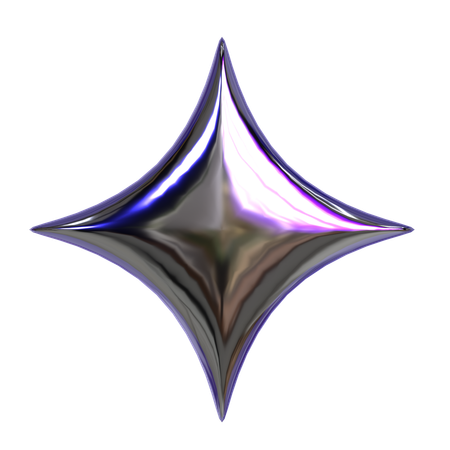 Geometria estelar abstrata  3D Icon