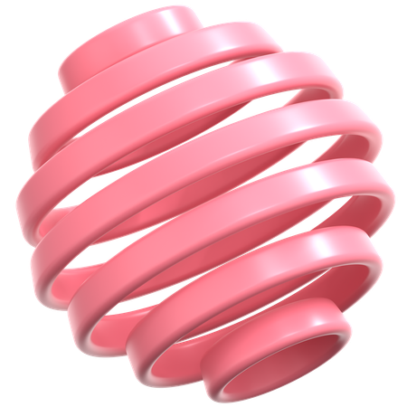 Geometria espiral  3D Icon