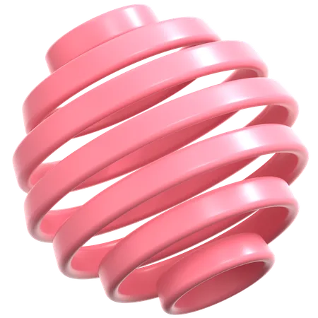 Geometria espiral  3D Icon