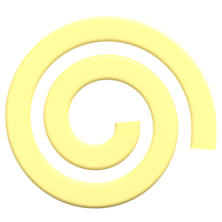 Geometria espiral leve  3D Icon