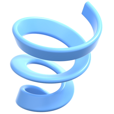 Geometria espiral leve  3D Icon