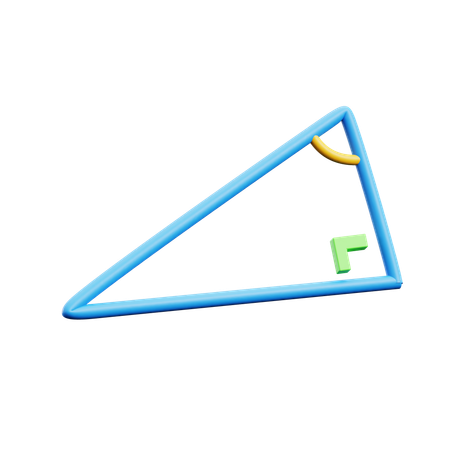 Triangulo de geometria  3D Icon