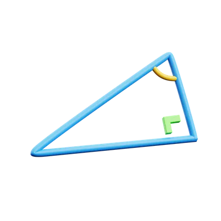 Triangulo de geometria  3D Icon