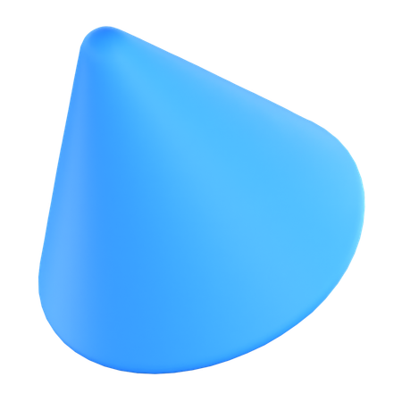 幾何学的な円錐  3D Icon