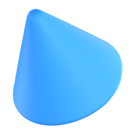 Geometric Cone  3D Icon