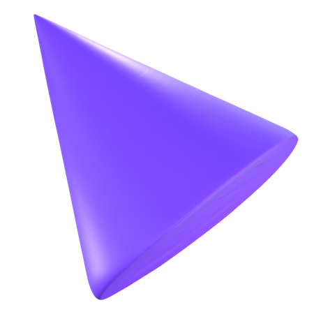 Geometric Cone  3D Icon