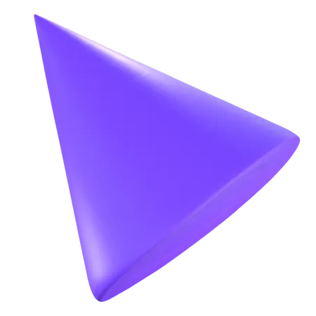 Geometric Cone  3D Icon