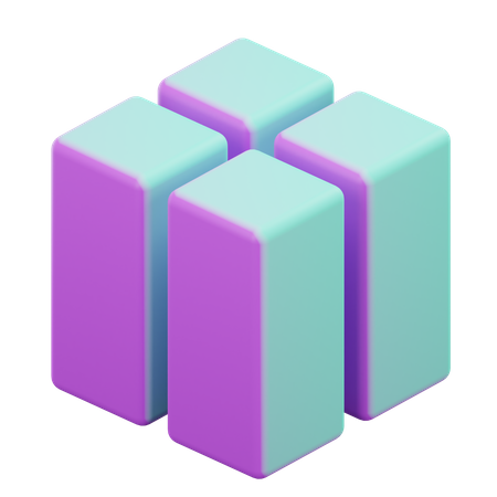 Geometric Cube  3D Icon