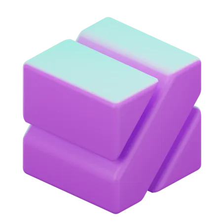 Premium Geometric 3 D Cube Icon Pack 3D Icon