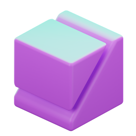 Geometric Cube 3D Icon