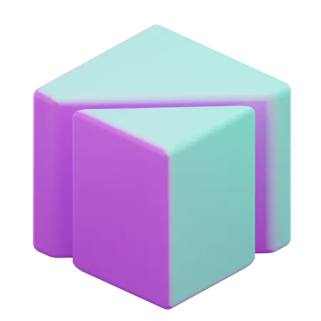 Premium Geometric 3 D Cube Icon Pack 3D Icon