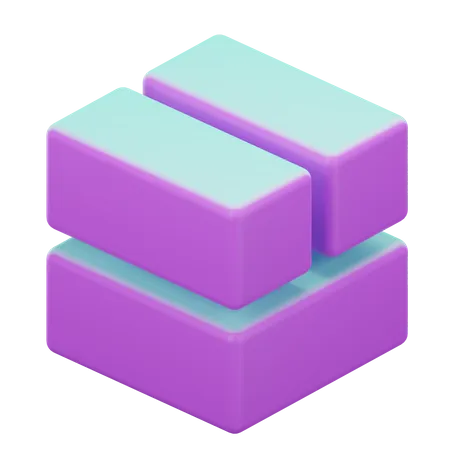 Geometric Cube  3D Icon