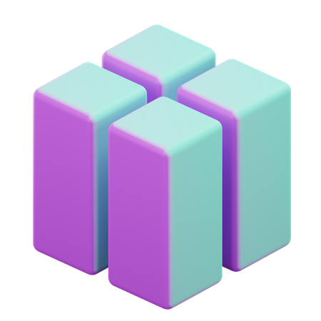 Geometric Cube 3D Icon