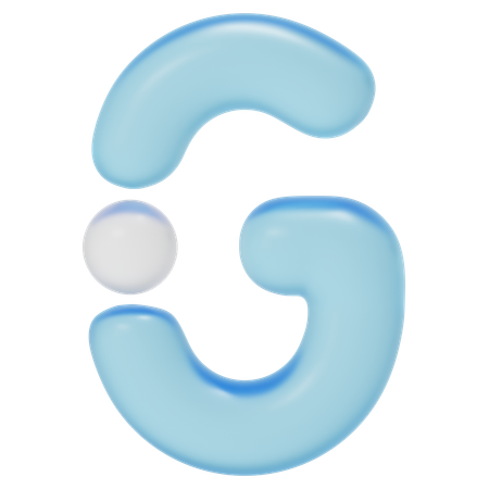 Geometric G  3D Icon