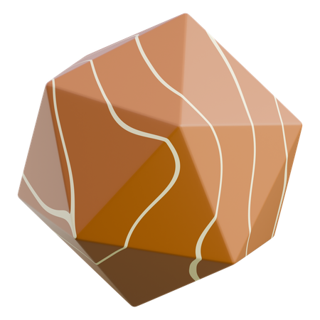 Geometric Landscape  3D Icon