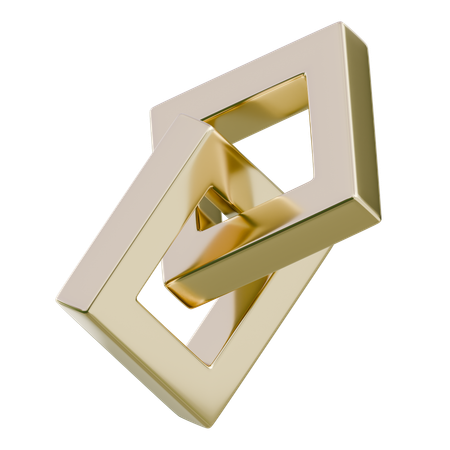 幾何学的なラチェットの抽象的な形状  3D Icon