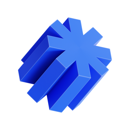 Geometric shape  3D Icon