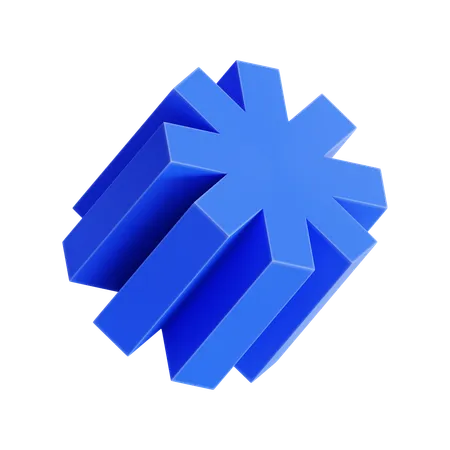 Geometric shape  3D Icon