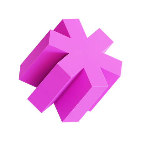 Geometric shape  3D Icon