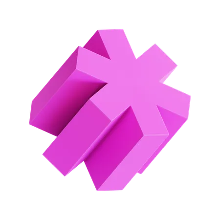 Geometric shape  3D Icon