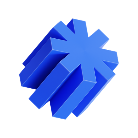 Geometric shape  3D Icon