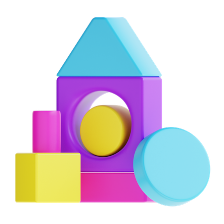 Geometric Shape Toys  3D Icon