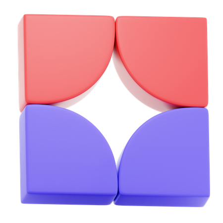 Geometric Shapes  3D Icon