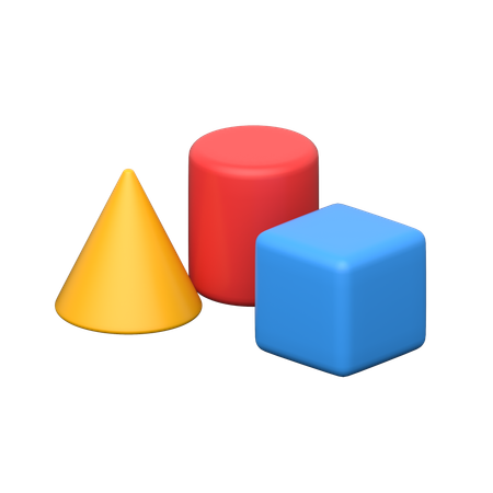 幾何学的形状  3D Icon