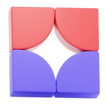 Geometric Shapes  3D Icon