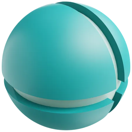 Geometric Sphere  3D Icon