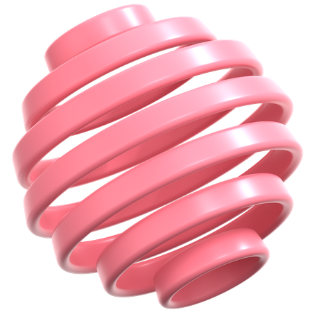 Géométrie en spirale  3D Icon